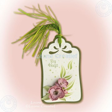 Picture of Label with foam flowers