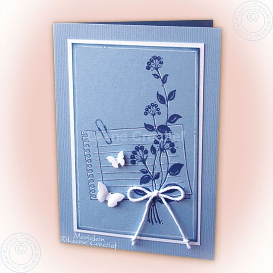 Image sur Flower swirls stamp