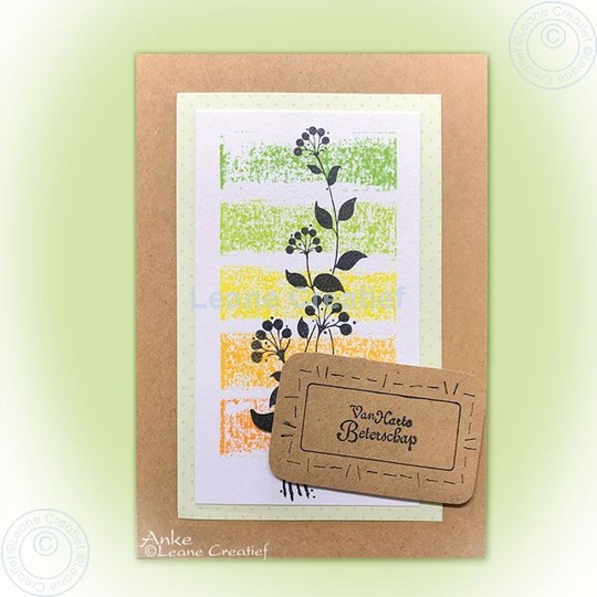 Image sur Flower swirls stamp