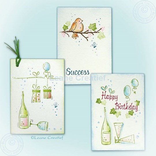 Image sur Little cards with combi stamps