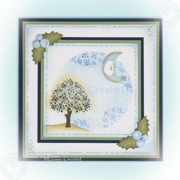 Afbeeldingen van Combi stamp Tree 4 seasons