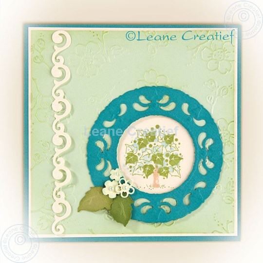 Picture of Frame circles with stamped tree