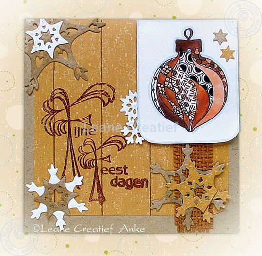 Image sur Christmas card in brown tones