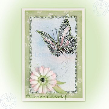 Afbeeldingen van Doodle Butterfly & Flowers