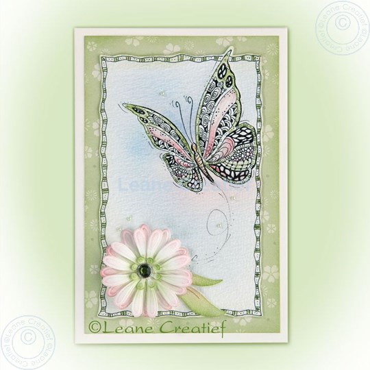 Afbeelding van Doodle Butterfly & Flowers