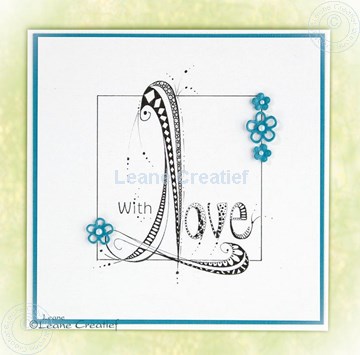 Afbeeldingen van Doodle stamp with Love