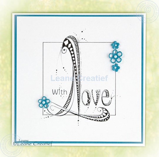 Afbeelding van Doodle stamp with Love