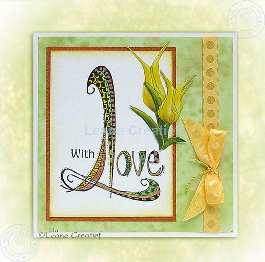Image sur Doodle stamp Love avec 3D image