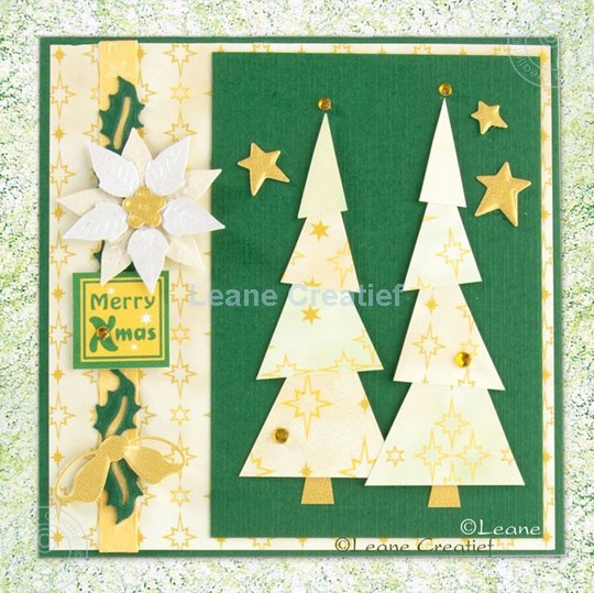 Afbeelding van Kerstboom van driehoekjes