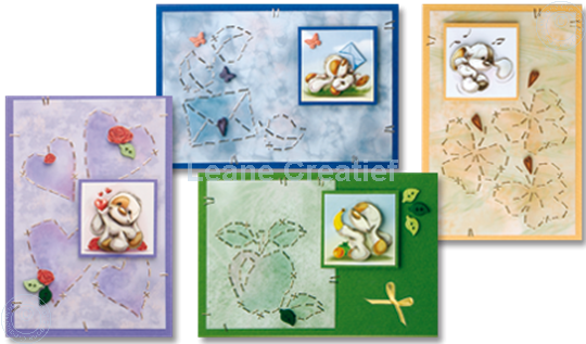 Picture of Mylo & Friends® StickerStitch® cards