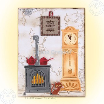 Picture of Stove & clock