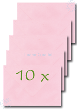 Afbeeldingen van Enveloppen 12x17,5cm roze
