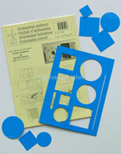 Picture of LeCreaDesign® Embossing stencil for making passe-partouts