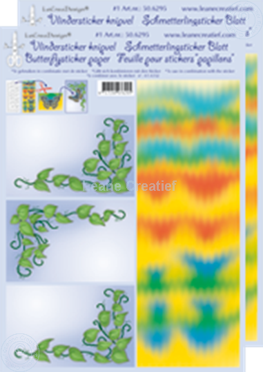 Image sur LeCreaDesign® Feuilles pour sticker "papillons"