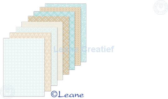 Picture of Design sheets Turquoise & Beige A5