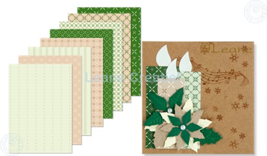Picture of Design sheets beige & green A5