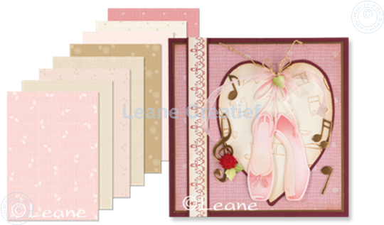 Image sur Design paper Lace pink/brown