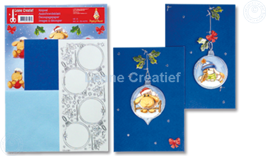 Image sur Mylo & Friends® kit de cartes Noël 3D