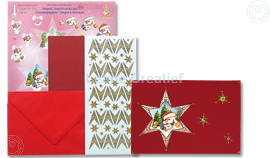 Bild von Mylo & Friends® Weihnachten Sticker Karten Bastelpackung Sterne #4