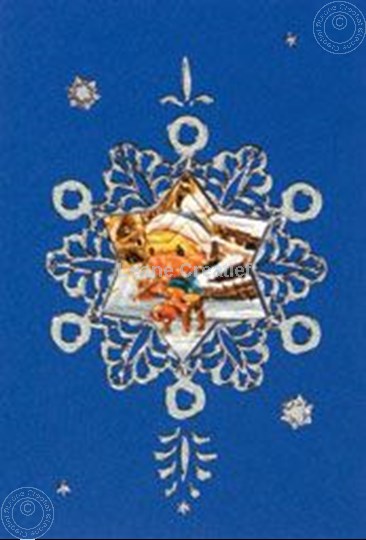 Picture of Mylo & Friends® 3D sticker Christmas card kits snowflake #5