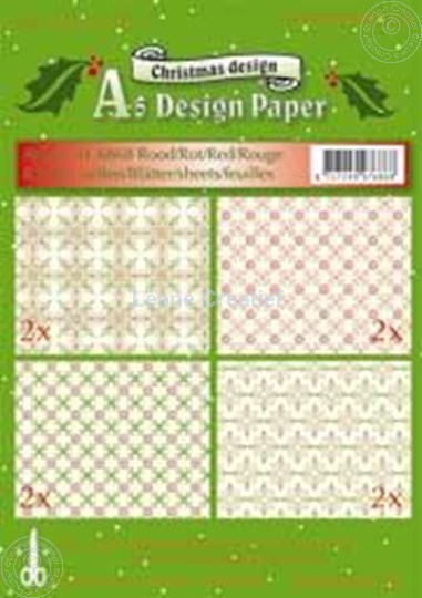 Picture of Design sheets Christmas A5 red