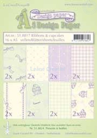 Picture of Design sheets Ribbons & cupcakes A5