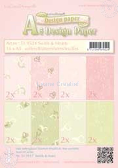 Picture of Design sheets Swirls & Hearts A5