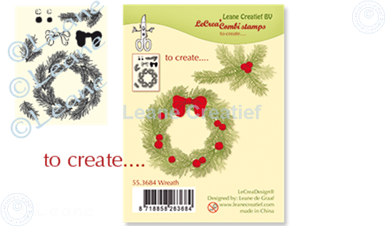 Image sur Combi stamp Wreath