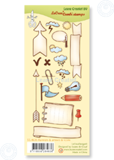 Image sur Clear stamp Banners, arrows & icons