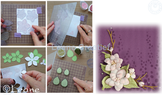 Picture of Clear stamp  Hydrangea 3D flower