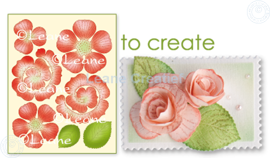 Afbeelding van Clear stamp 3D flower Rose