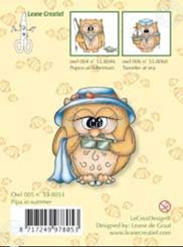 Image de Clearstamp Owlie´s Owl005 Pipa in summer