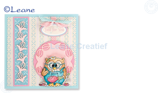 Image sur Clearstamp Owlie´s Owl010 Popco with flower