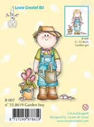Picture of Clearstamp Bambinie´s B007 garden boy
