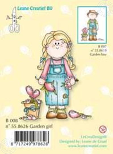 Picture of Clearstamp Bambinie´s B008 garden girl