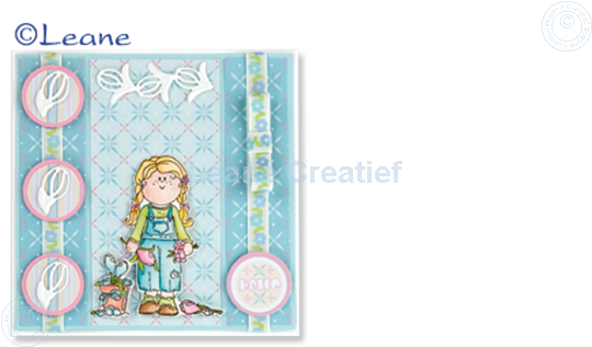 Image sur Clearstamp Bambinie´s B008 garden girl