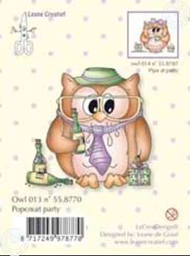 Image de Clearstamp Owlie's Popco at party