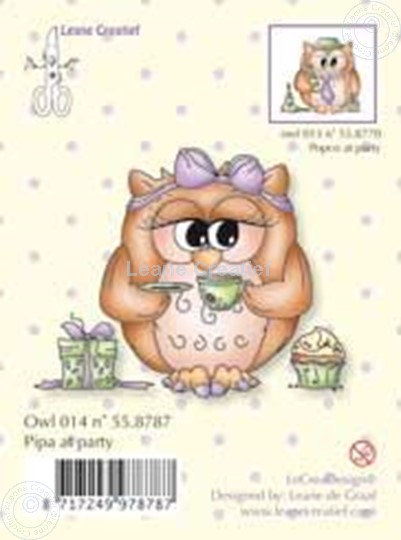 Picture of Clearstamp Owlie's Pipa at party