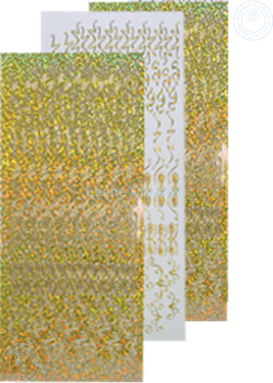 Image sur LeCreaDesign® Sticker de rosettes #2 or diamond