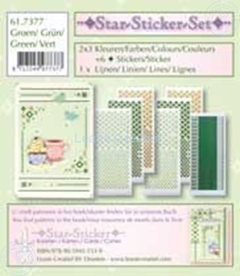 Bild von Star-Sticker Set grün