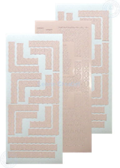 Afbeelding van LeCreaDesign® Lace hoek sticker skin