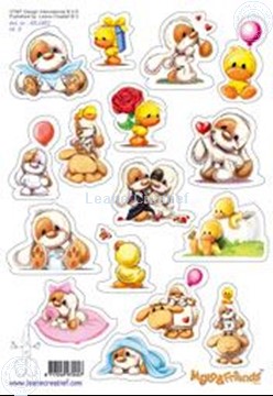 Afbeeldingen van LeCreaDesign® Mylo & Friends® Stickers A5 #3