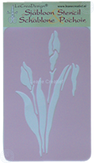 Afbeelding van LeCreaDesign® Sjabloon Iris klein