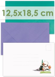 Bild für Kategorie Briefumschläge 12,5x18,5cm