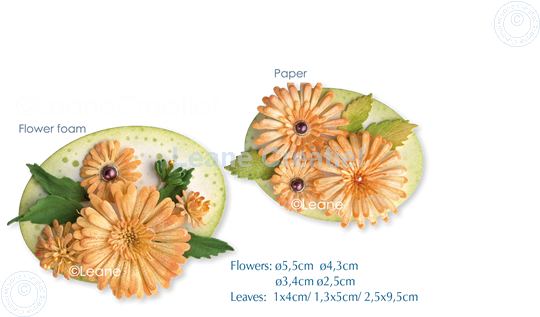 Bild von Silikon Stempel 3D Blume Chrysanthemum 