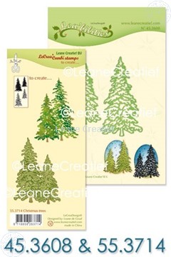 Picture of Set Lea'bilitie & Clearstamp Christmas trees