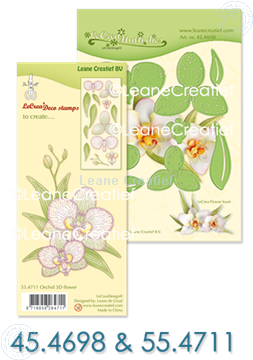 Picture of Set Multi Die & Clearstamp Orchid