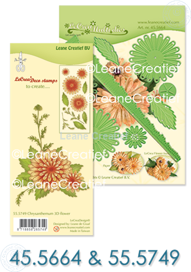 Image sur Multi Die & Clear Stamp Chrysanthème 