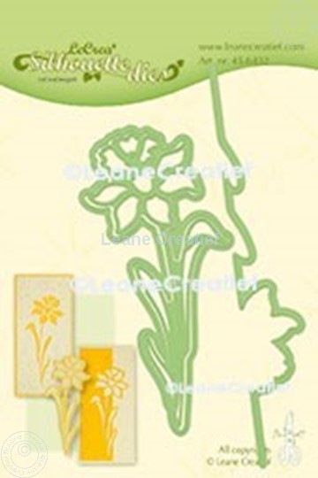 Image sur Lea’bilitie® Narcisse silhouette matrice pour découper & gaufrage