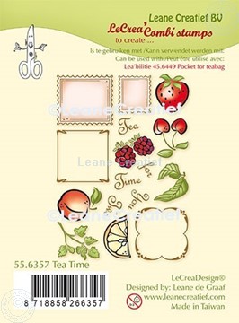 Bild von LeCreaDesign® Kombi Silikon Stempel  Zeit für Tee